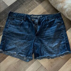 American Eagle Outfitters Dark Blue Jean Shorts